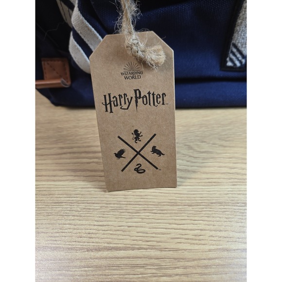 Harry Potter Wizarding World Exclusive Ravenclaw Patch Backpack Bag NWT (1 Flaw) - Picture 3 of 9